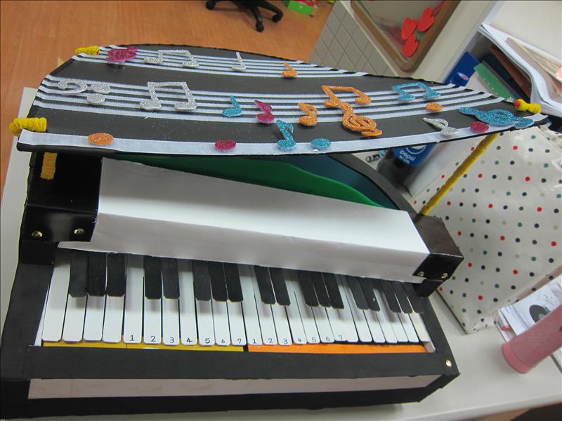 高一鋼琴教具─鍵盤練習 
