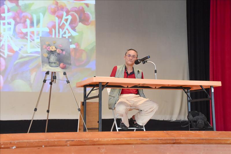 育達高中辦理109學年度生命教育活動－特殊教育專題演講
口足畫家陳世峰老師「在生命的轉變處」繪出生命新色彩