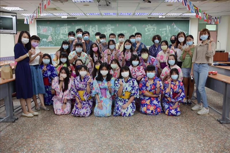 育達高中應用日語科高一浴衣體驗暨入學式活動
學長姐與新生相見歡 共同體驗日本文化
